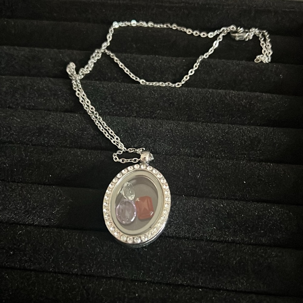 Build your own gemstone locket necklace!! - Picture 5 of 7